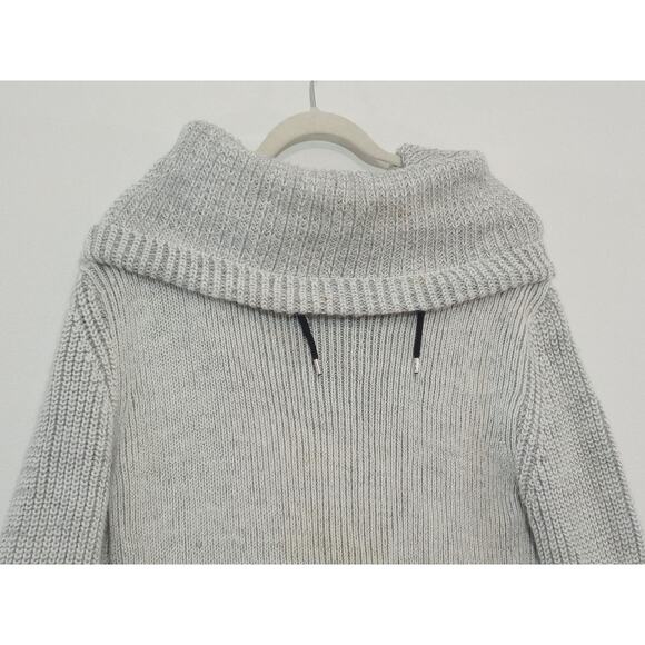 Leif Nelson Men's Sweater Light Gray Knit Shawl Collar Size XXL - Picture 14 of 15